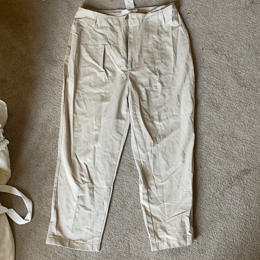 Khaki Capris